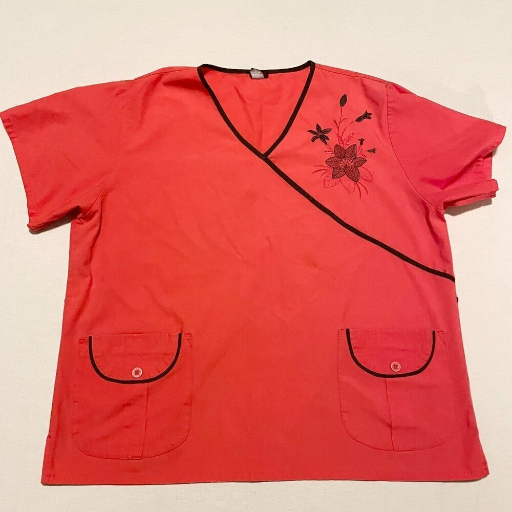 Denice Womens Scrub Shirt Top 2XL